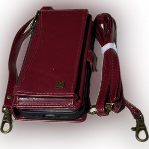 MEGSHI Wallet-style Polyurethane Leather iPhone Case